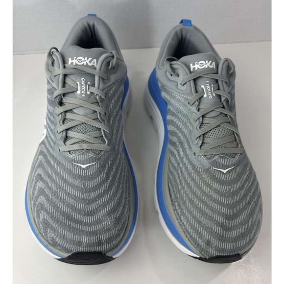 Hoka One One Gaviota 5 Gray Blue Walking Running Shoes Men's Size 15 D Sneakers - Picture 13 of 13